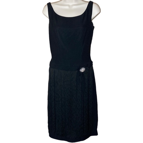 Vintage Dresses & Skirts - Vintage | Black Fringe Dress Flapper Costume XS